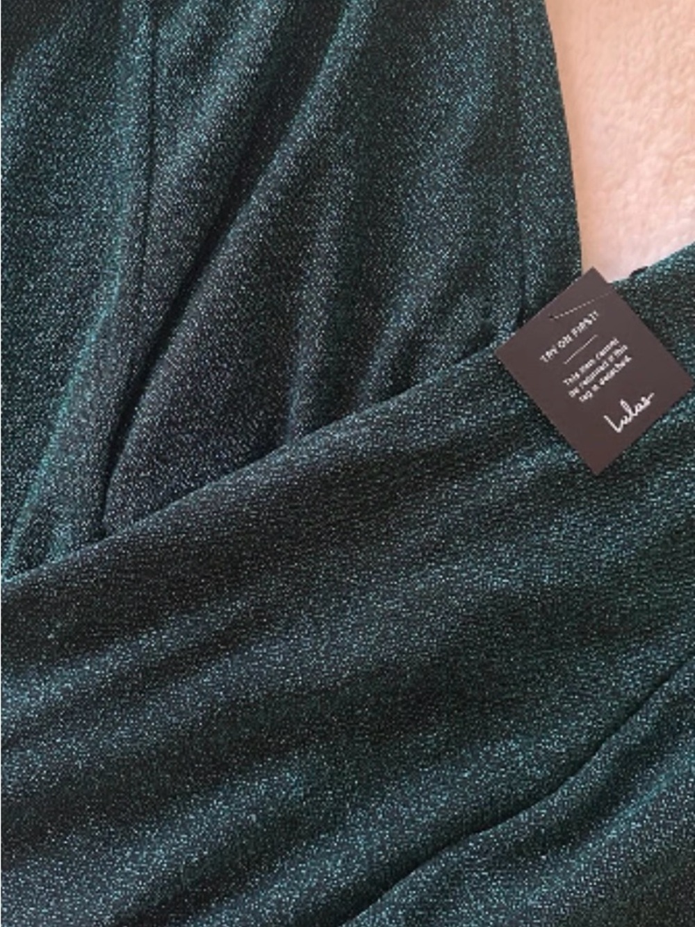 Lulu’s Sparkle with Merriment Black and Teal Green Two-Piece Jumpsuit - Picture 9 of 11